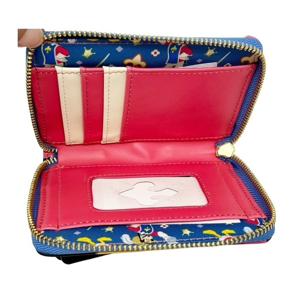 Loungefly Disney Three Musketeers Mickey Mouse Zip Wallet - Picture 3 of 7